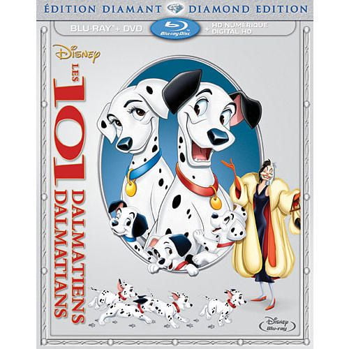 Les 101 Dalmatiens (Édition Diamant) (Blu-ray + DVD + Format Numérique HD) (Bilingue)