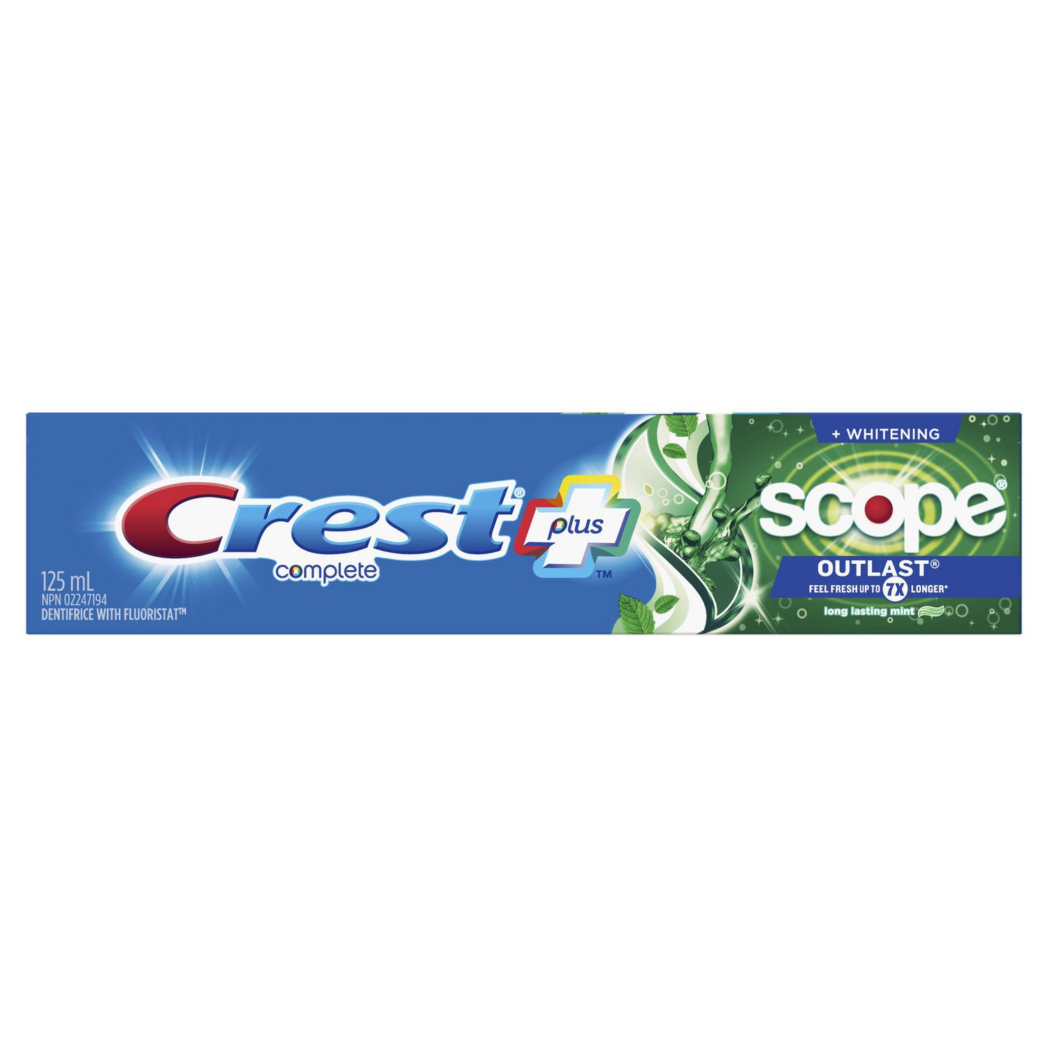 crest complete whitening plus scope outlast toothpaste