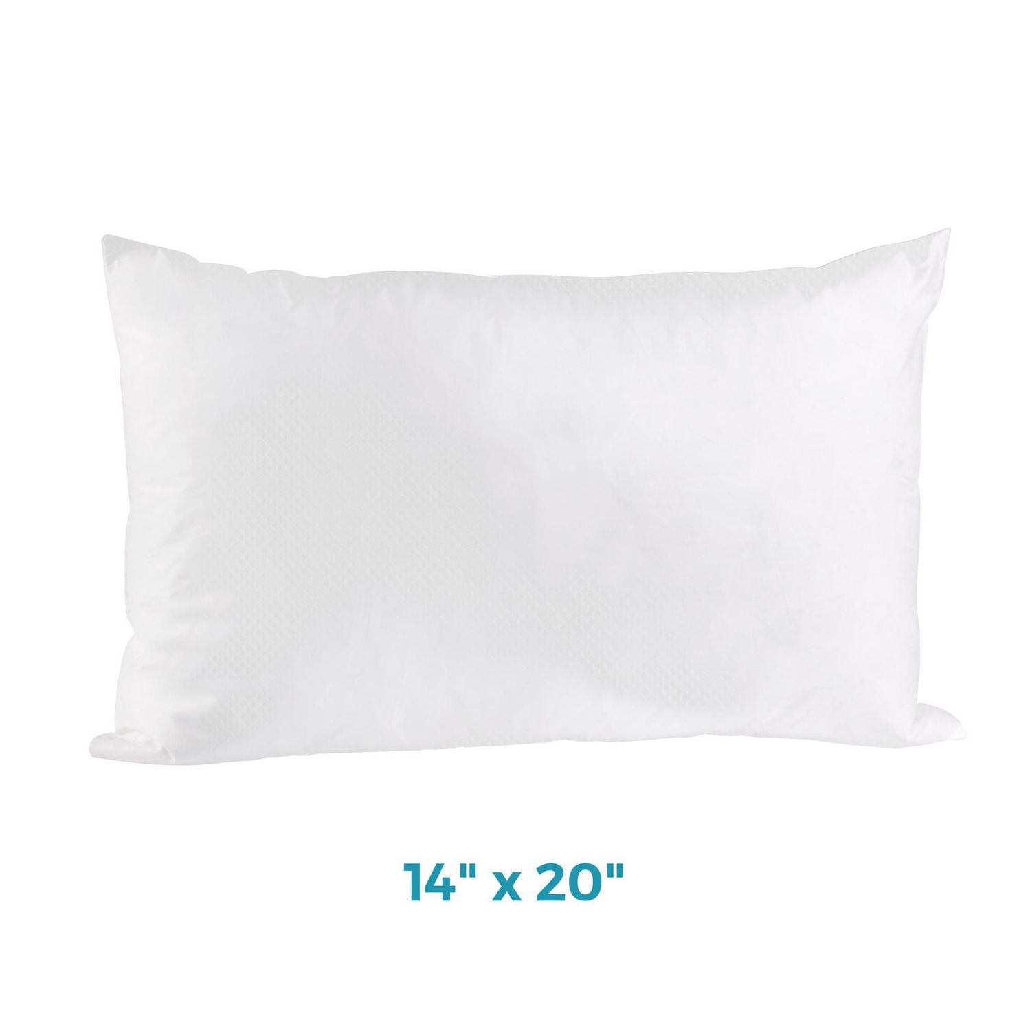 Pillow form cheap sizes walmart