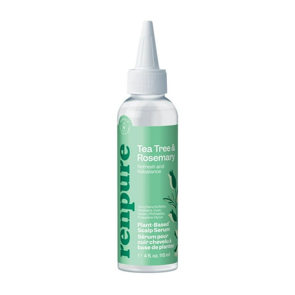 Renpure Tea Tree & Rosemary Scalp Serum - Rafraîchissant et rééquilibrage pour les cheveux gras / normaux - 4 Fl Oz