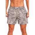 thumbnail image 1 of Short de bain camouflage à feuilles vertes Under Disguise pour hommes, 1 of 4