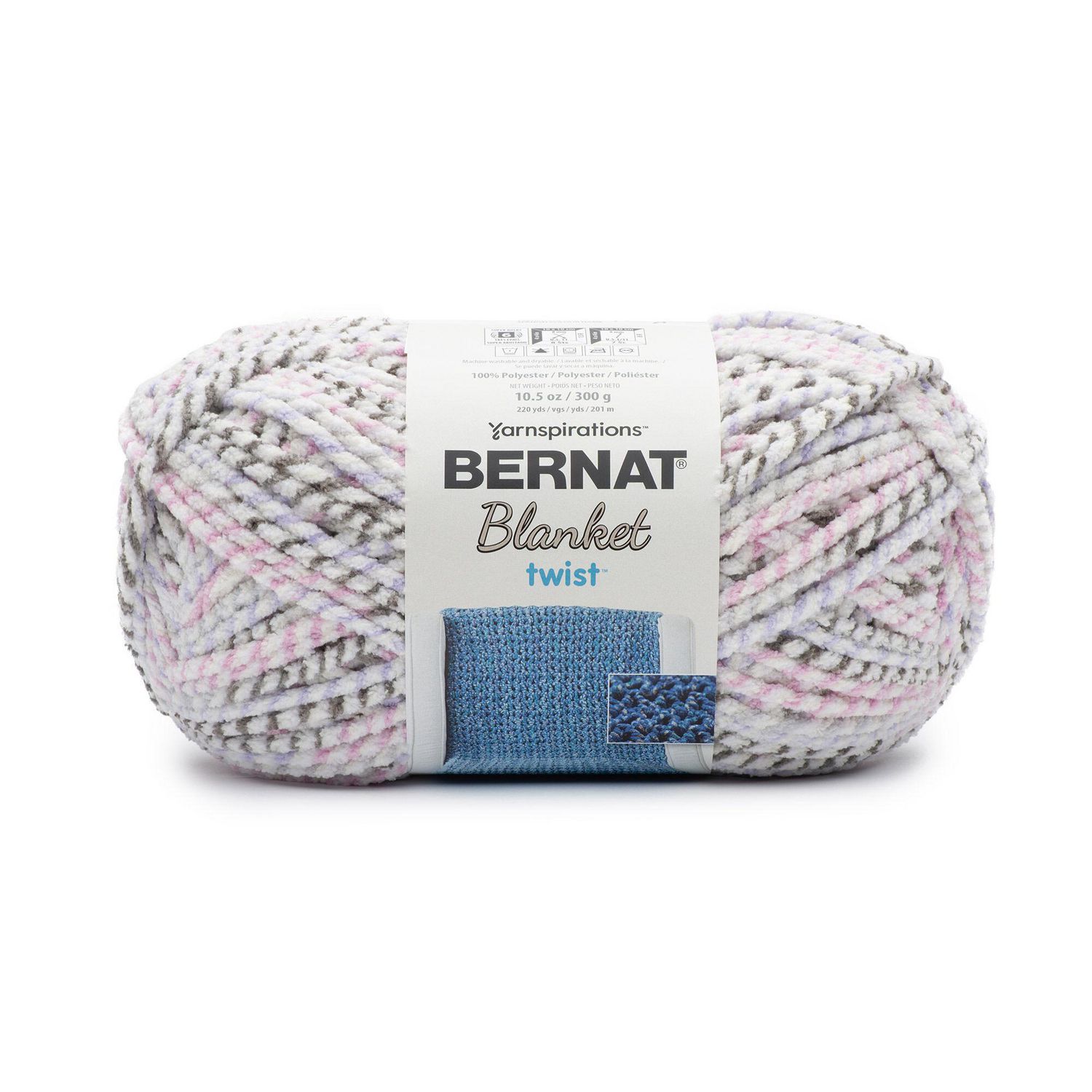 Bernat® Blanket Twist™ Yarn, Polyester #6 Super Bulky, 10.5