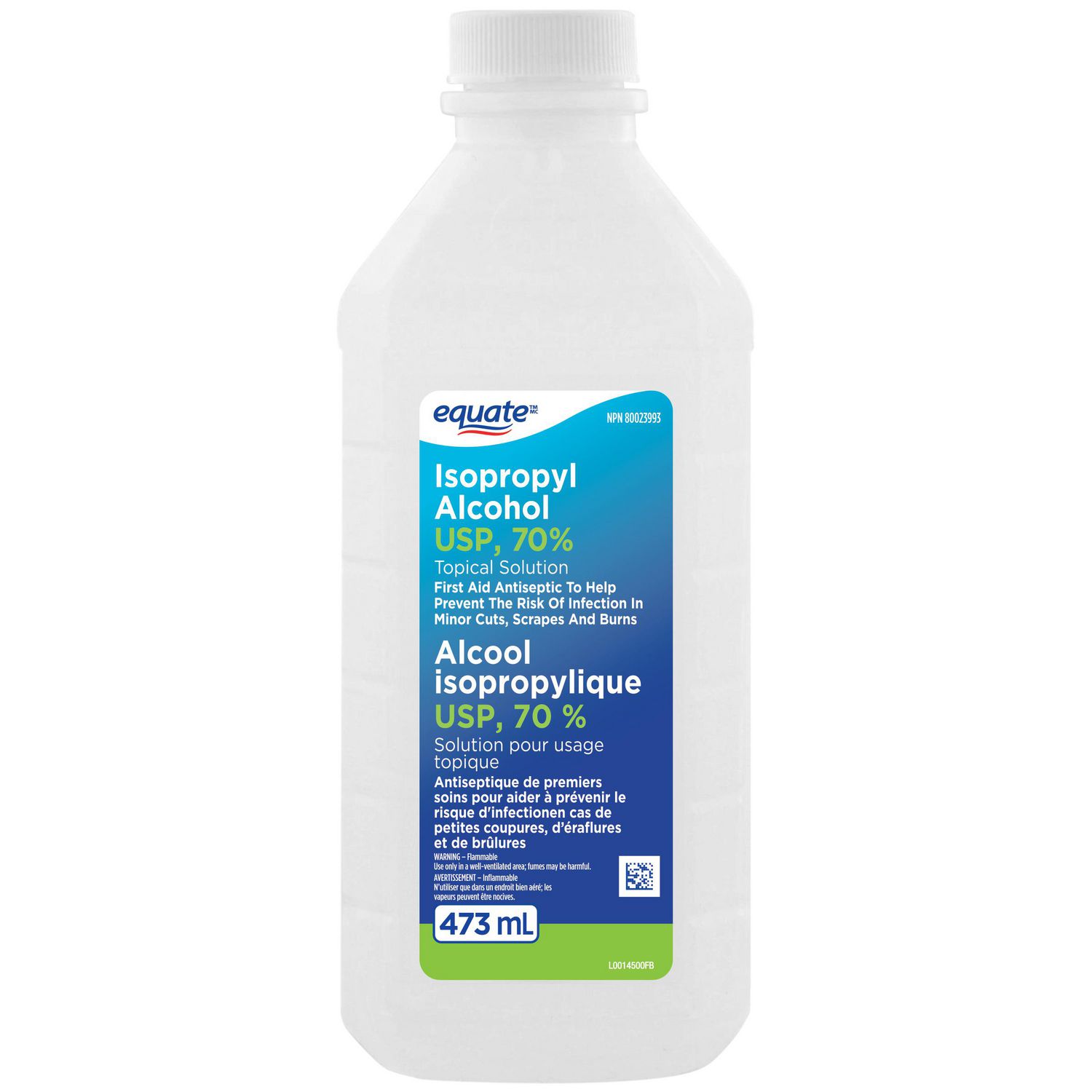 Equate Isopropyl Alcohol Usp 70%, 473 ml