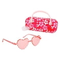 thumbnail image 2 of Justice heart shaped sunglasses with case, 2 of 2