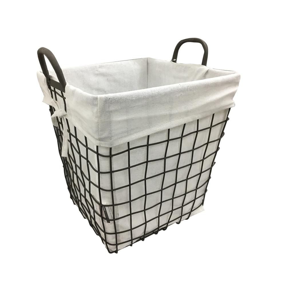 hometrends Lined Metal Wire Basket Walmart Canada