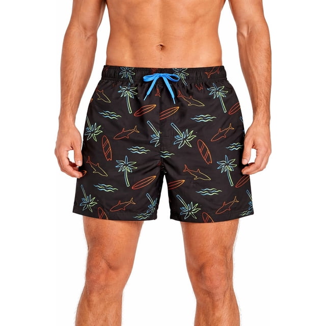 Short de bain noir Under Disguise pour hommes