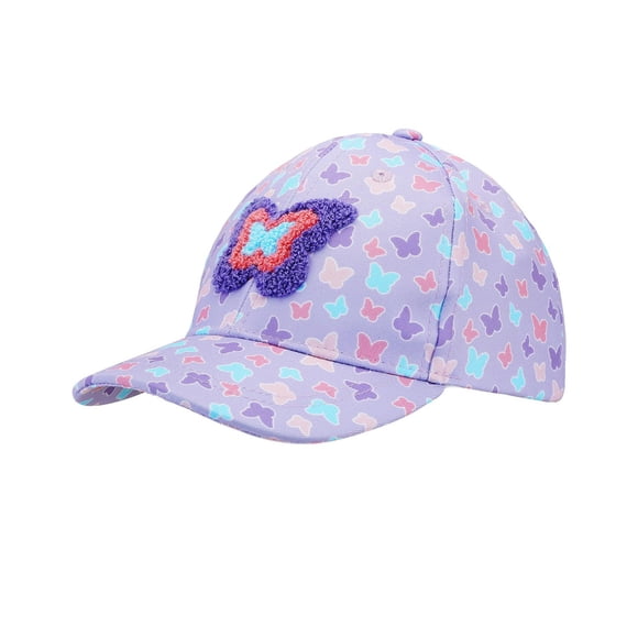 Cap with a butterfly patch