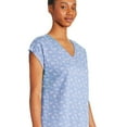 thumbnail image 2 of George Women's V-Neckline Night Shirt, 2 of 6