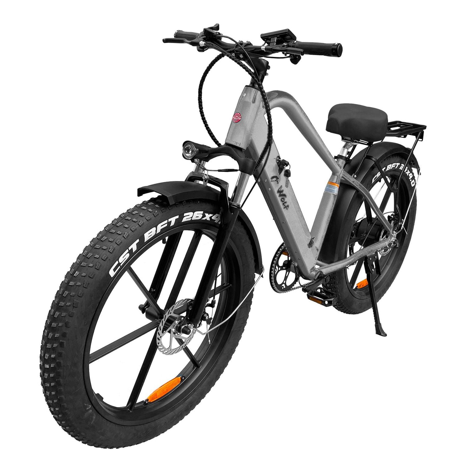 Daymak Wolf Fat Tire Electric Bicycle Silver