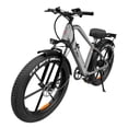 thumbnail image 1 of Daymak Wolf Fat Tire Electric Bicycle - Silver, 1 of 5