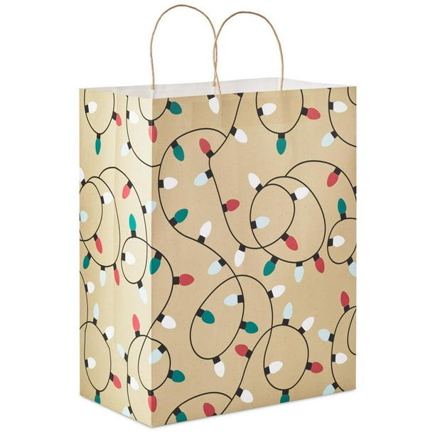 Hallmark XL Christmas Gift Bag (Christmas Lights on Kraft) Walmart.ca