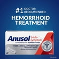 thumbnail image 2 of Anusol Multi-Symptom Hemorrhoidal Suppositories, Fast, Long-Lasting Relief from The Discomfort of Hemorrhoids - 24 Suppositories, 2 of 8