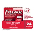thumbnail image 1 of Tylenol Extra Strength Pain Relief Acetaminophen 500mg Caplets, 24 Count, 1 of 8
