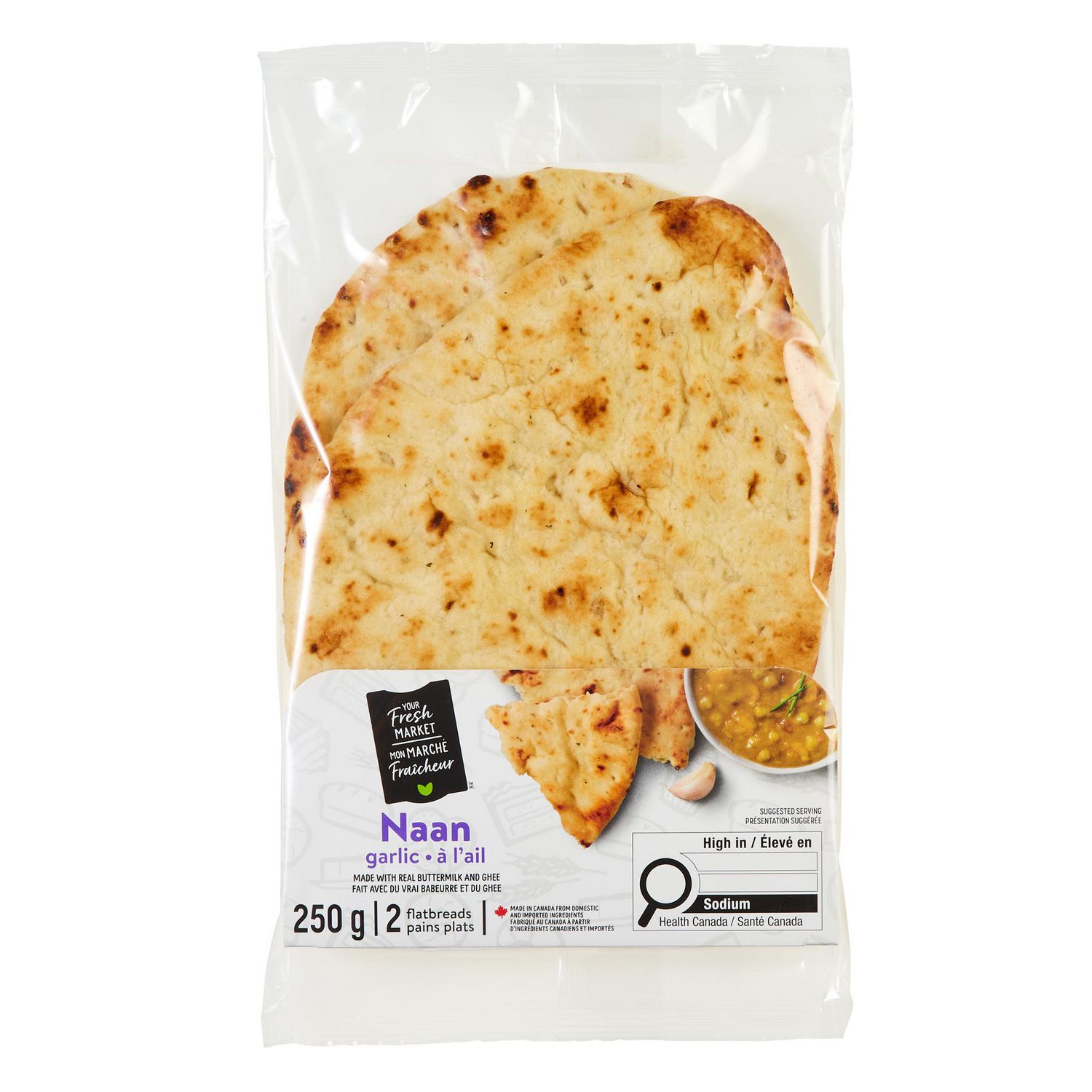 Your Fresh Market Garlic Naan