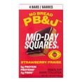 thumbnail image 1 of Mid-Day Squares No Bread PB&J Strawberry Snack Bar, 140 g/4 x 35 g, 1 of 3