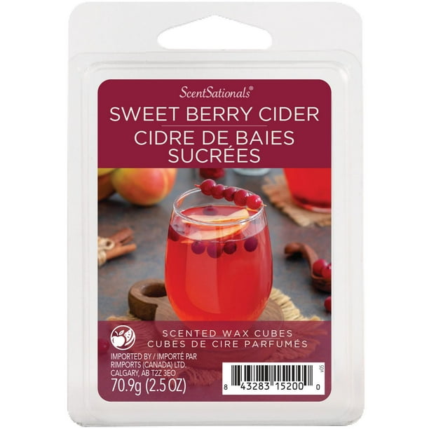 ScentSationals Scented Wax Cubes Wax Sweet Berry Cider Walmart.ca