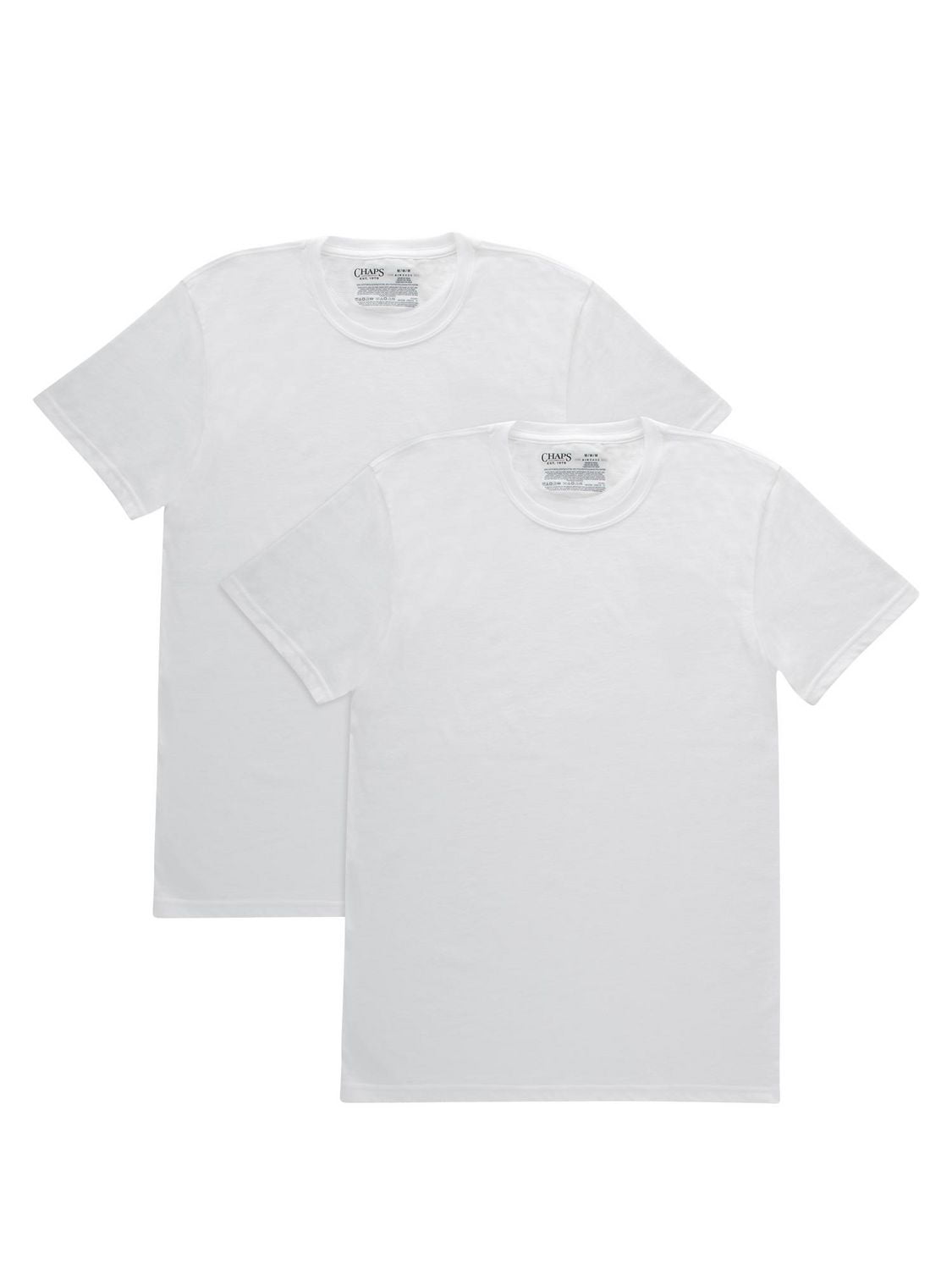 Cahps T-shirts a col rond, Sans Etiquette, Melange Coton packet de 2