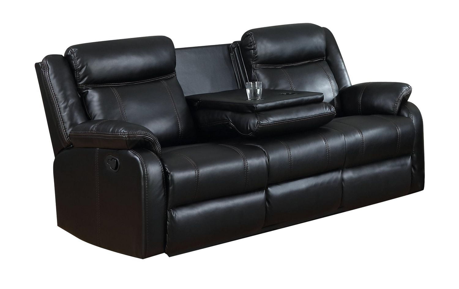 Topline Home Furnishings Black Motion Sofa Walmart Canada