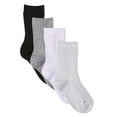 thumbnail image 1 of Lot de 4 paires de mi-chaussettes George pour filles, 1 of 1