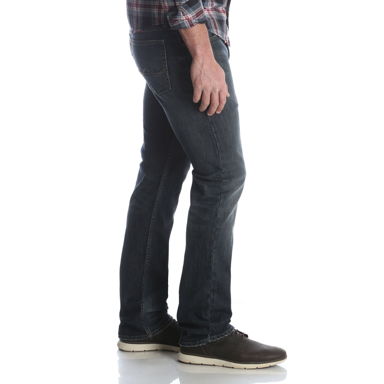 Wrangler slim straight cheap jeans walmart