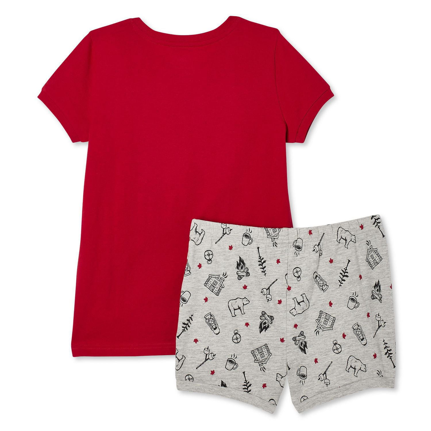 Pyjama 2 pièces en coton biologique Canadiana pour filles