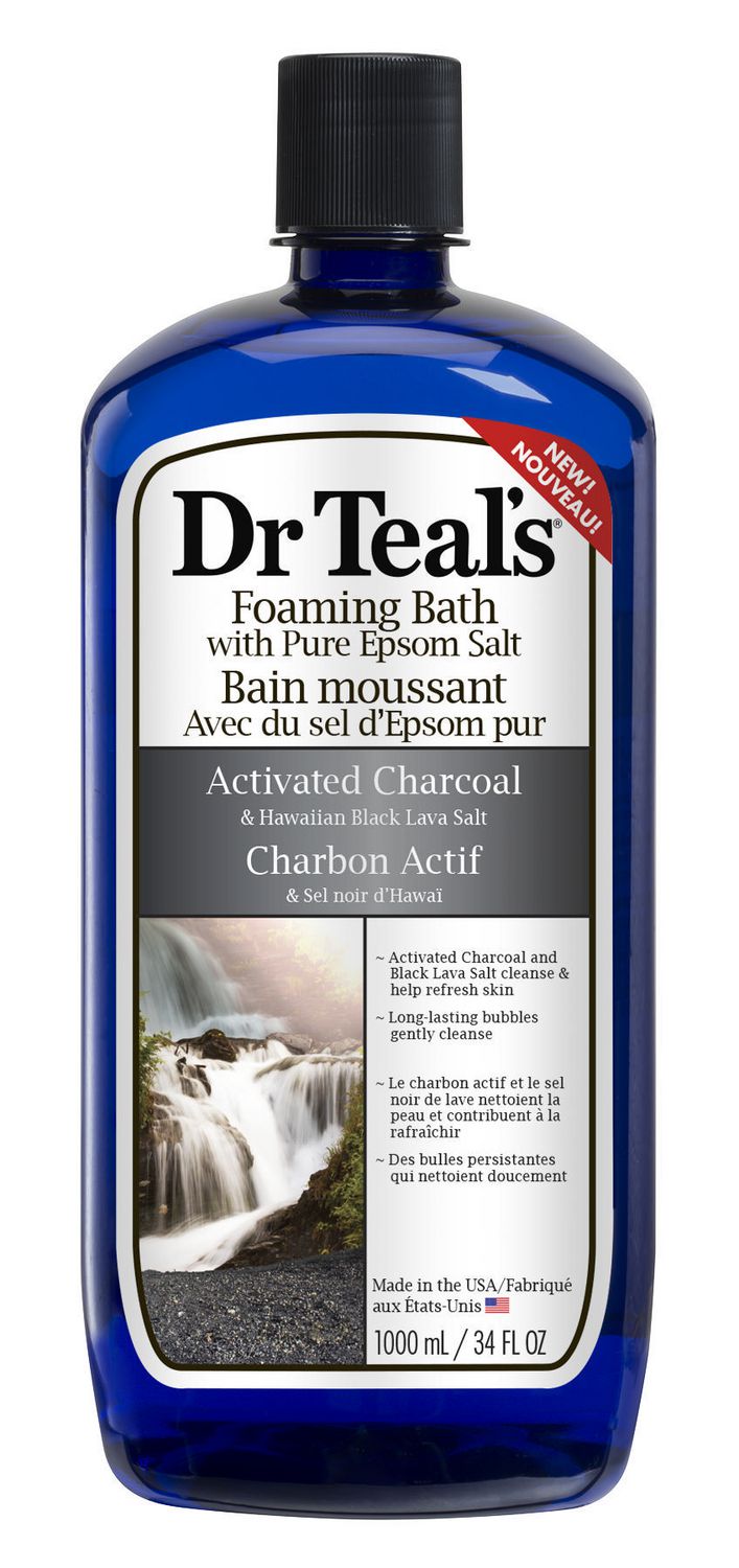 Dr. Teal's Activated Charcoal Foaming Bath with Pure Epsom Salt
