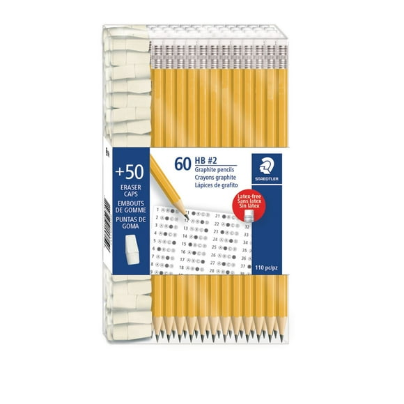 Staedtler 60 +50 Pencils & Eraser Caps