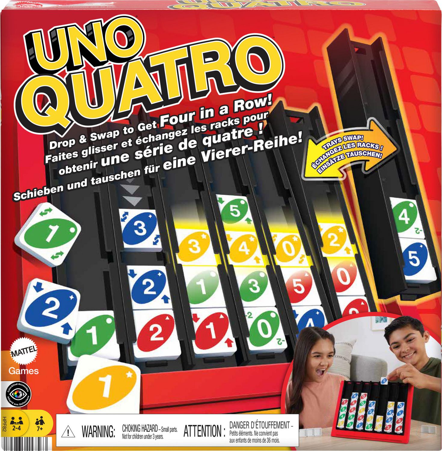 UNO Quatro Game Adult Family and Game Night Ages 7 Walmart.ca