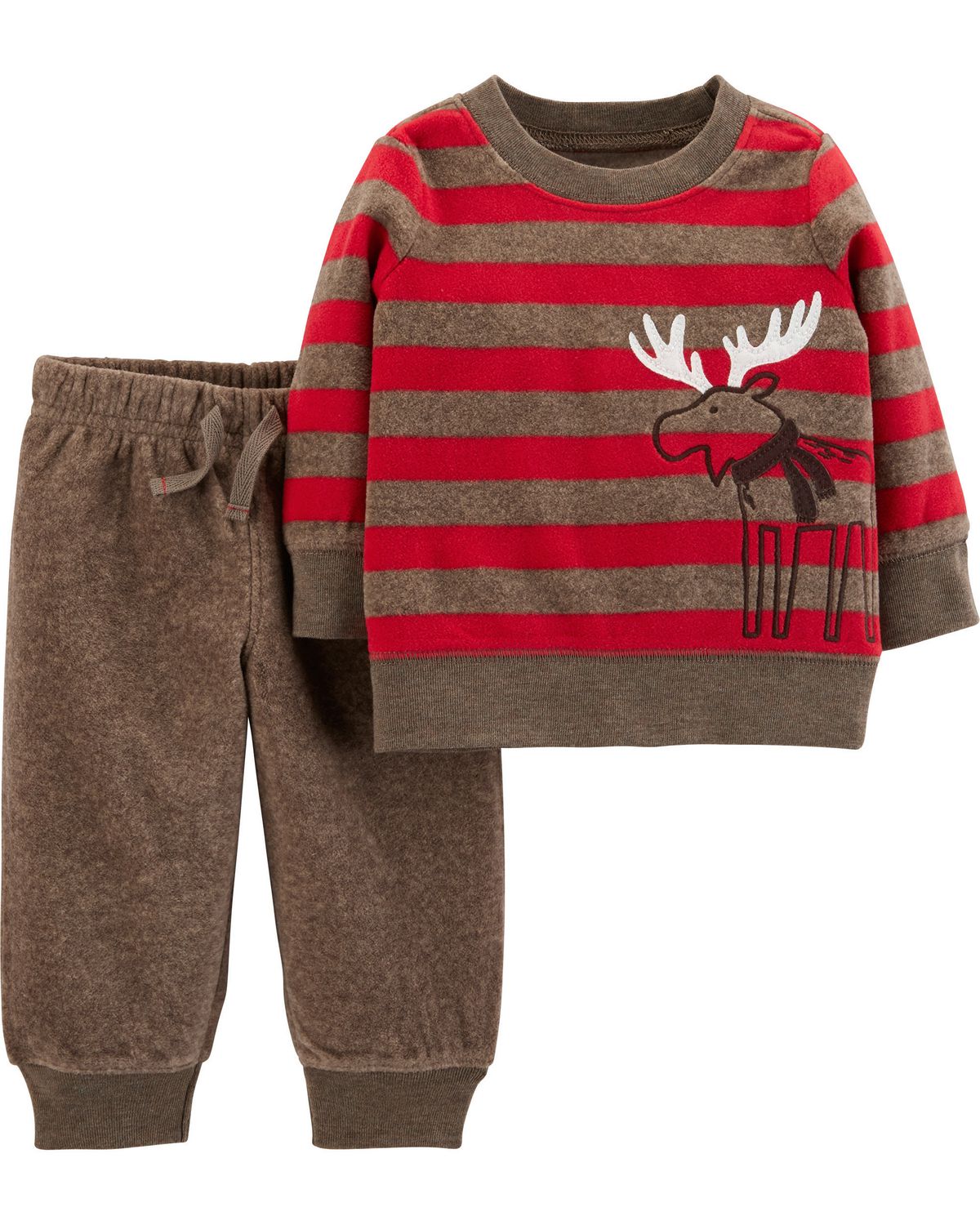 Child of Mine made by Carter's Newborn Boys 2pc Clothing Set Moose