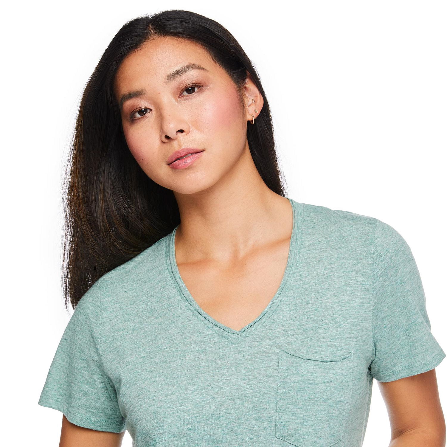 George Women's V-Neck Pocket T-Shirt