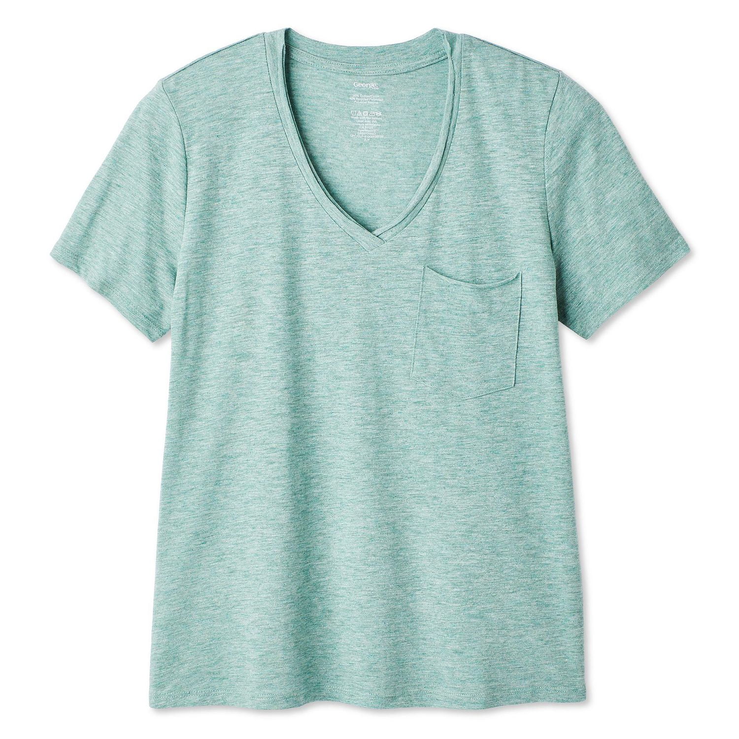 George Women's V-Neck Pocket T-Shirt
