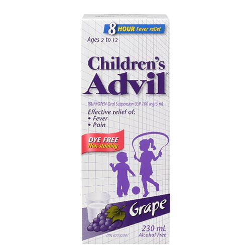 Children’s Advil Dye Free Grape