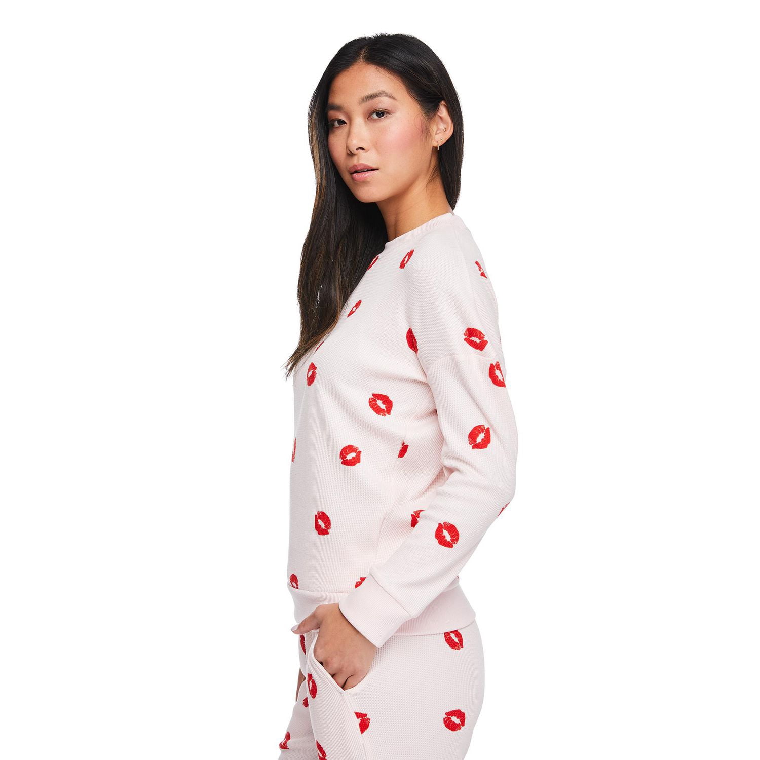 George Women's Long-Sleeve Printed Sleep T-Shirt