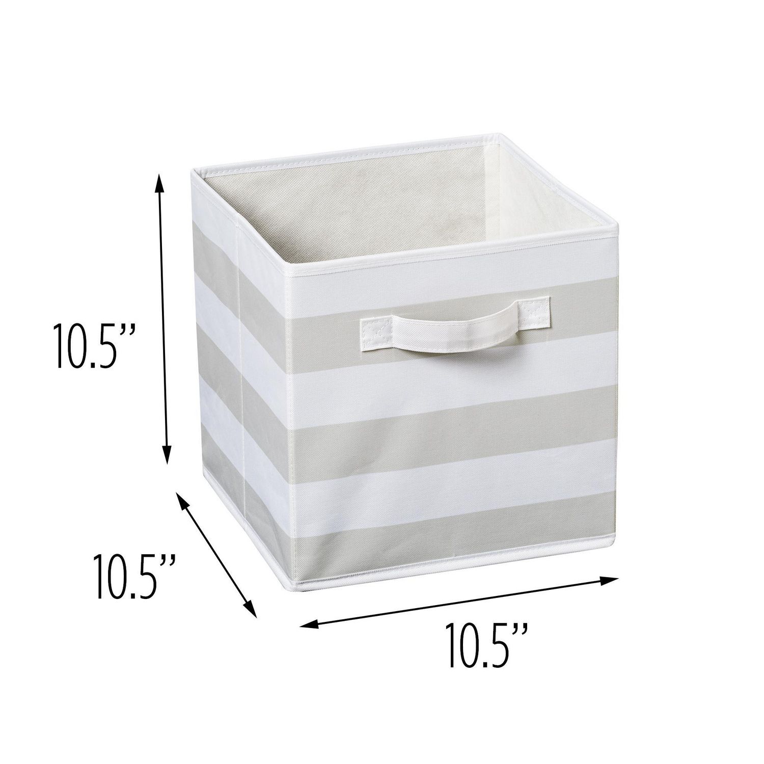 HONEY CAN DO KD FABRIC CUBE KIDS GREY STRIPE | Walmart Canada