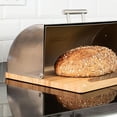 thumbnail image 2 of HONEY CAN DO SS BREAD BOX WITH BAMBOO CUTTING BOARD, 2 of 7