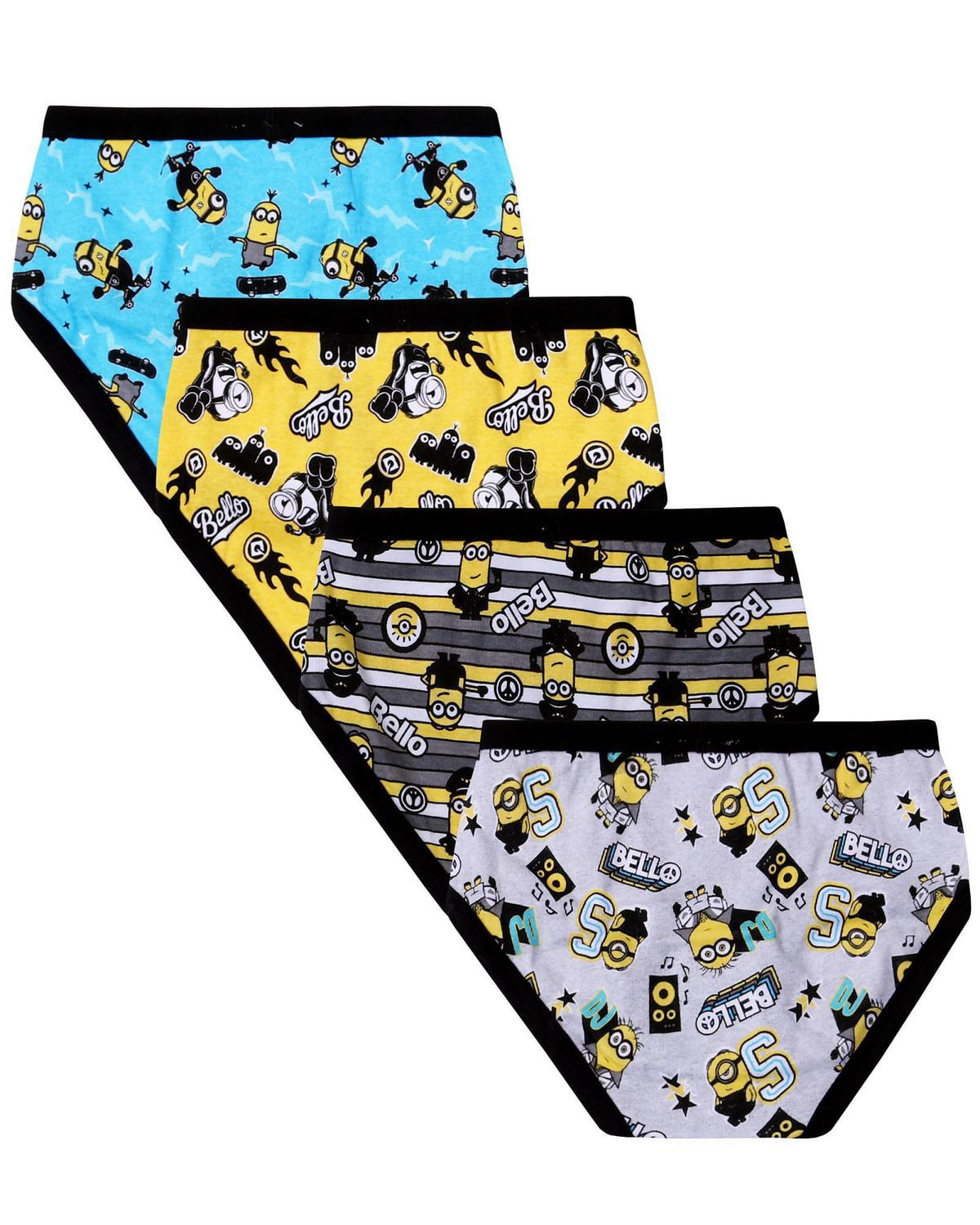 Boys 4 pack Minions underwear