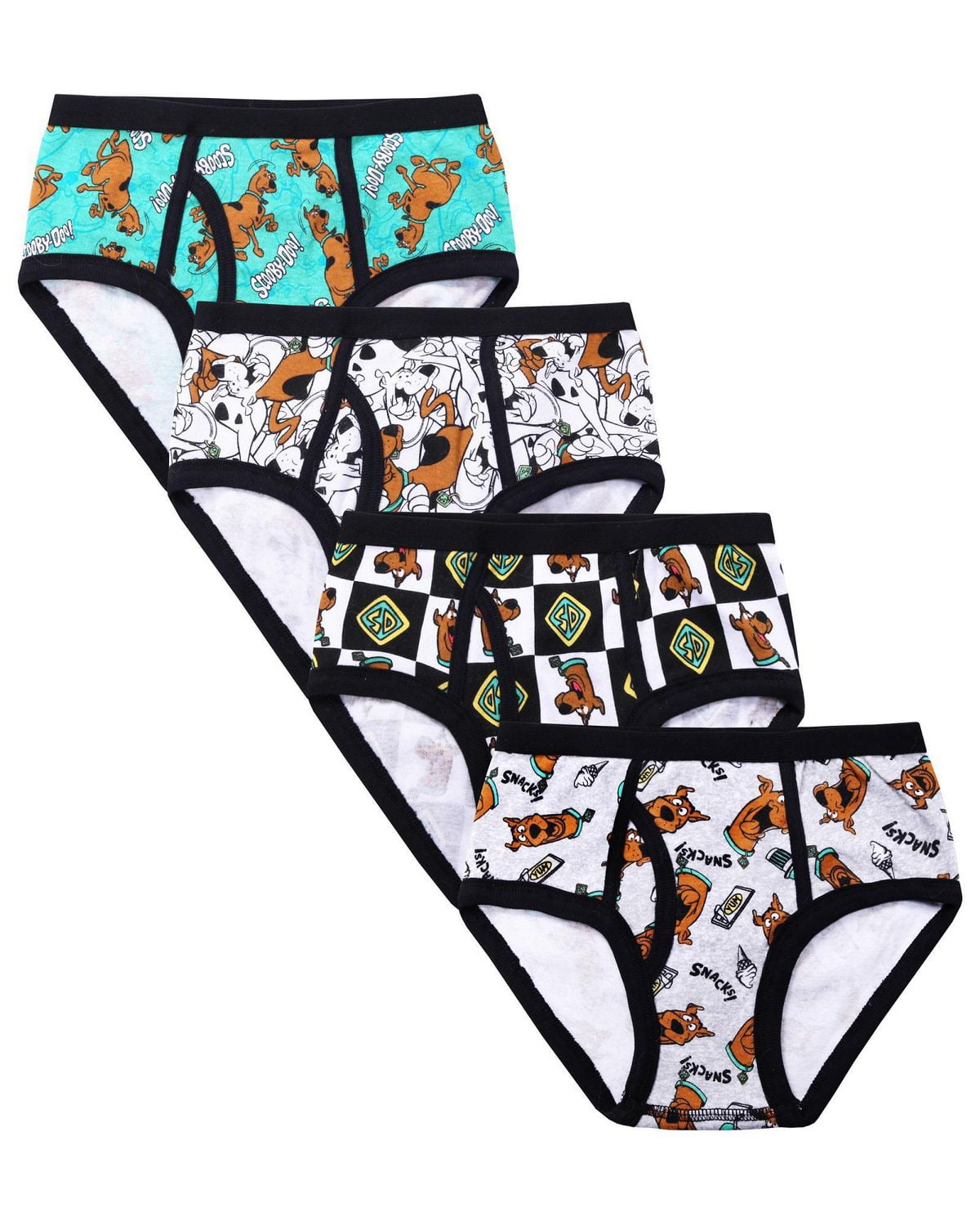 Paquet de 4 sous-vêtements Scooby-doo pour garçon