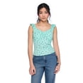thumbnail image 2 of My Sister's Closet Girls' All-Over Printed Flutter Sleeve Top, 2 of 7