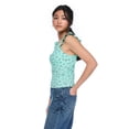 thumbnail image 3 of My Sister's Closet Girls' All-Over Printed Flutter Sleeve Top, 3 of 7