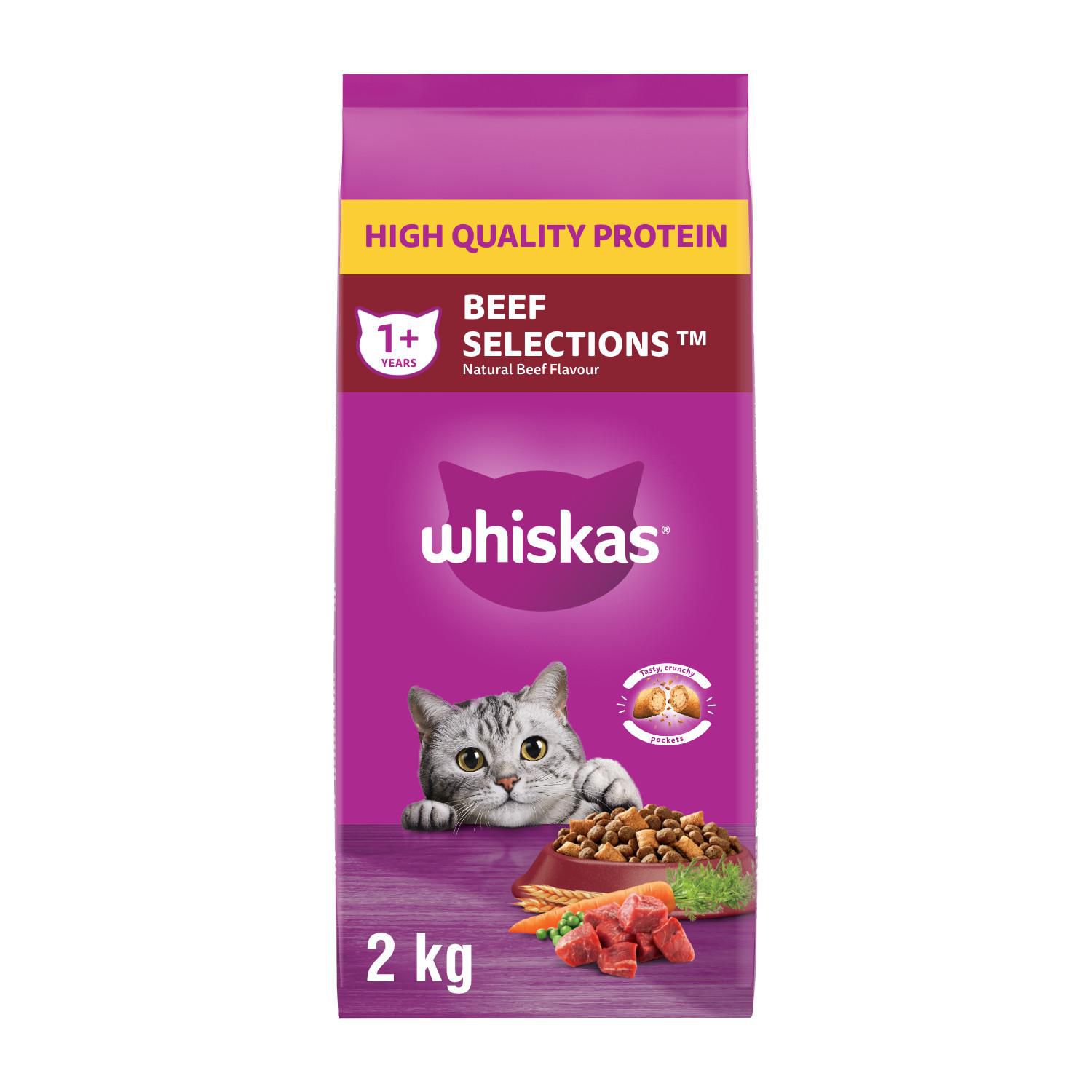 laser Bij wet huiswerk Whiskas Beef Selections Natural Adult Dry Cat Food | Walmart Canada