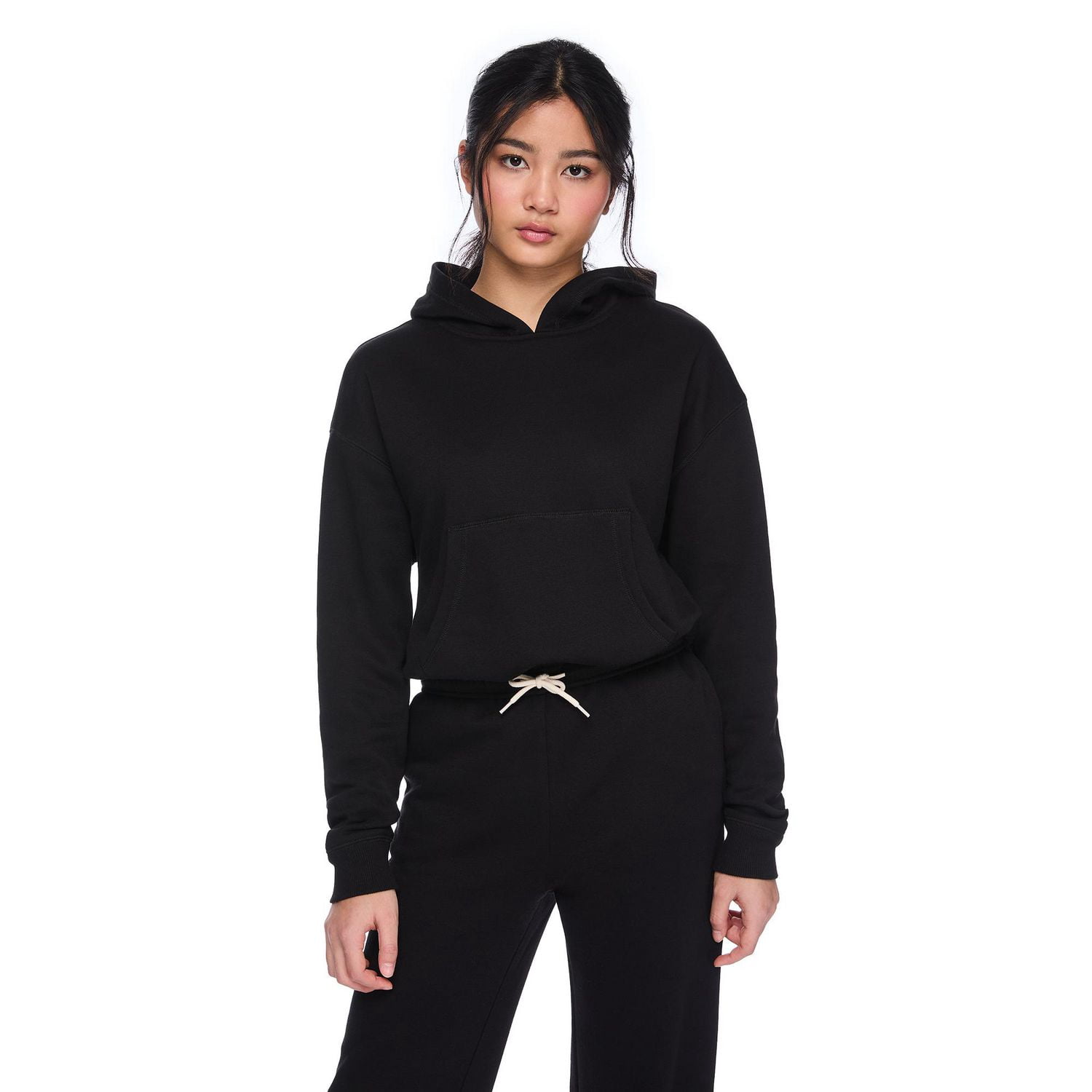 My Sister's Closet Girls' Long Sleeve Bubble Hem Hoodie