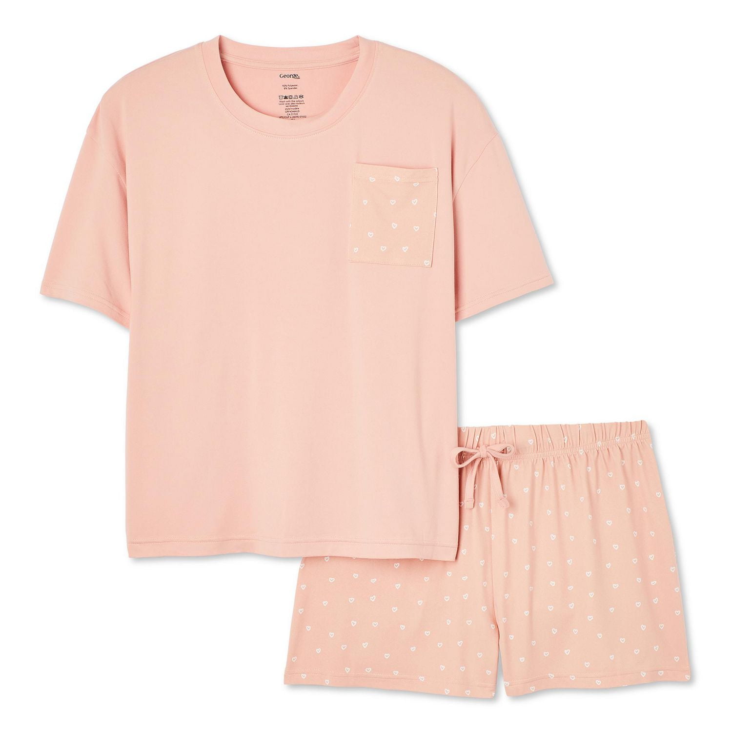 George Women's Pajama Tee 2-Piece Set