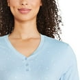thumbnail image 4 of George Women's Henley Night Shirt, 4 of 6
