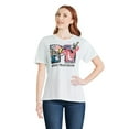 thumbnail image 1 of MTV Women's Boyfriend Fit Tee, 1 of 4