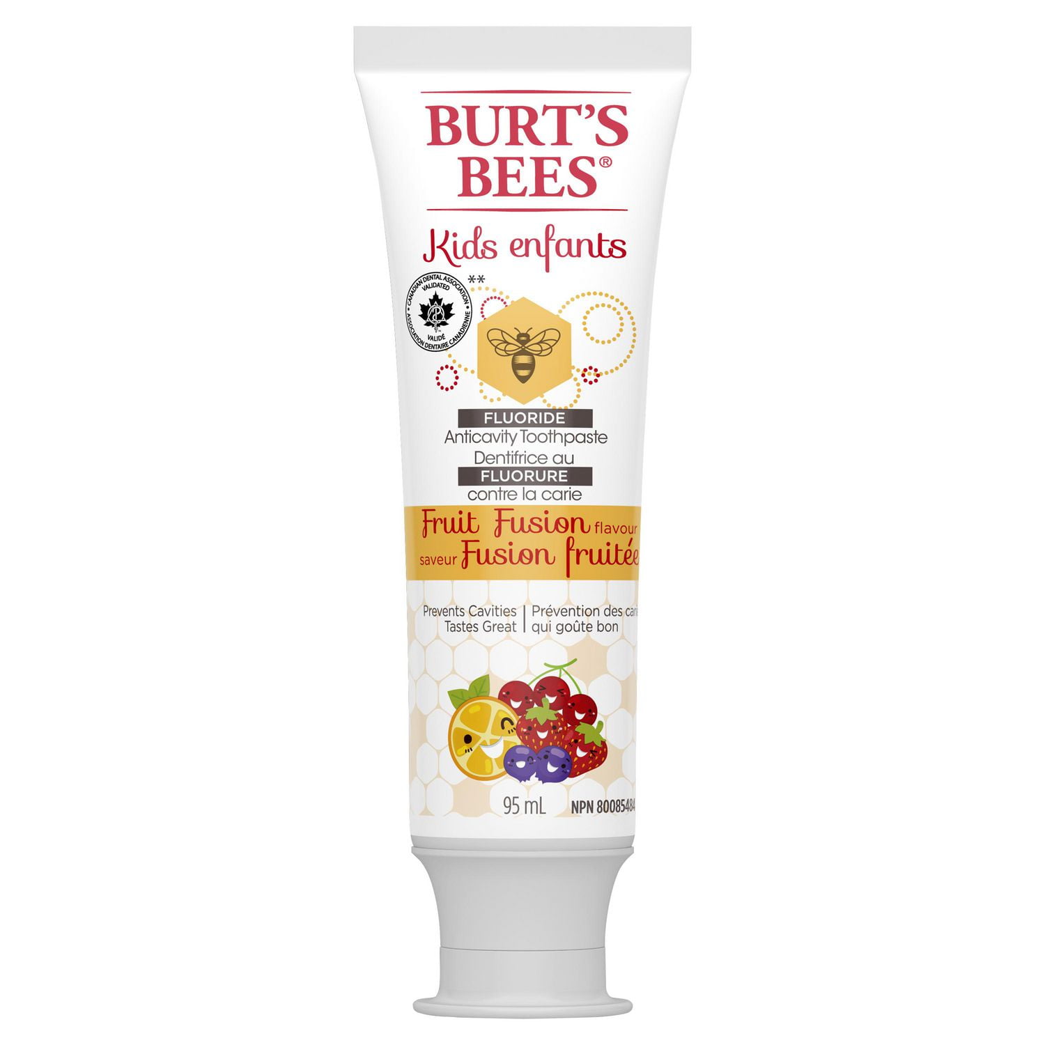 Burt's Bees Kid's Toothpaste with Fluoride, Fruit Fusion | Walmart Canada