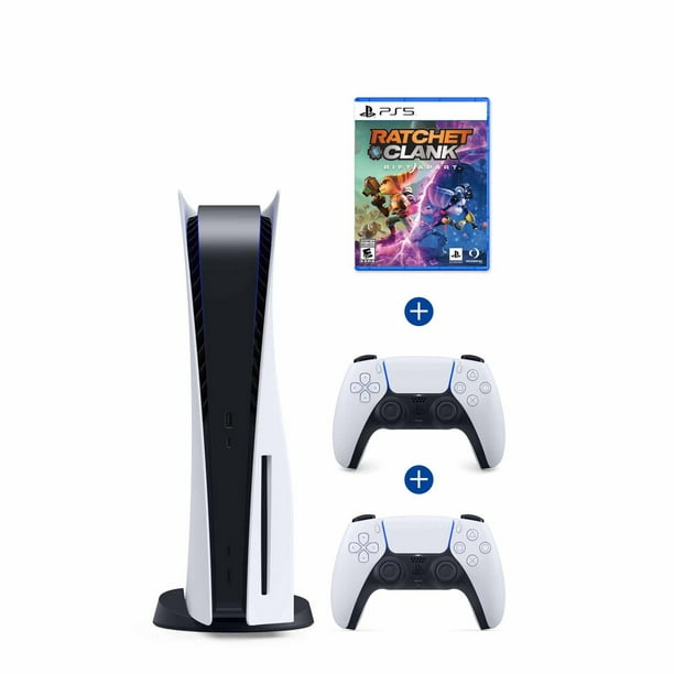 Console PlayStation®5 PLUS Manette de jeu sans fil DualSense™ pour PlayStation®5 et Jeu vidéo Ratchet & Clank: Rift Apart pour (PlayStation 5)
