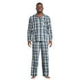 thumbnail image 1 of George Men's Notch Collar Pajama 2-Piece Set, 1 of 6