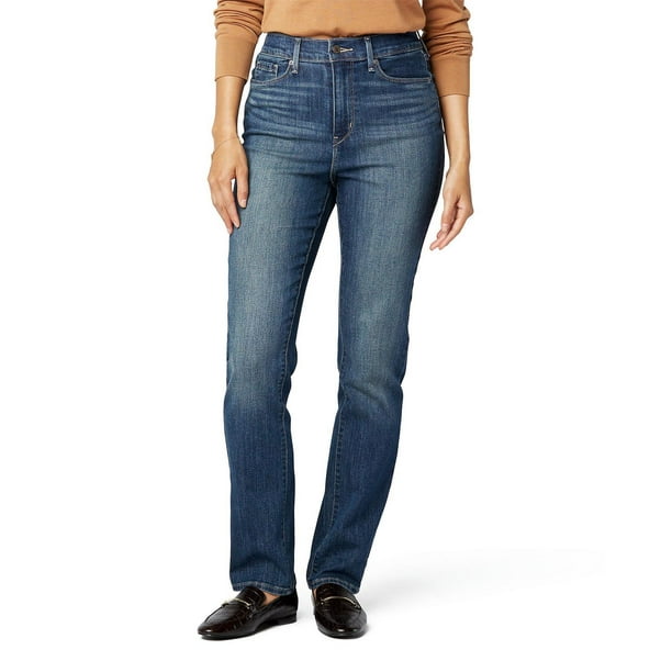 Signature by Levi Strauss & Co. Women's High-Rise Straight Jeans