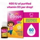 Supplément vitaminique de vitamine liquide D3 de Ddropsᴹᴰ pour enfants, 400 UI 1,7 ml, 60 gouttes – image 1 sur 5