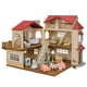 Calico Critters Maison de campagne au toit rouge, maison de poupée avec figurines, meubles et accessoires Maison de poupées – image 1 sur 9